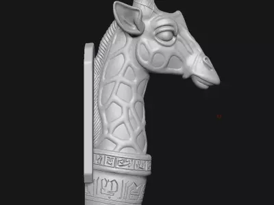 giraffe 3D print model