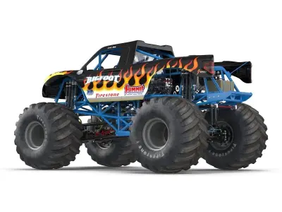 Monster Truck Bigfoot 3D model