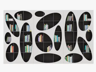 Roche Bobois denia bookcase 3D model