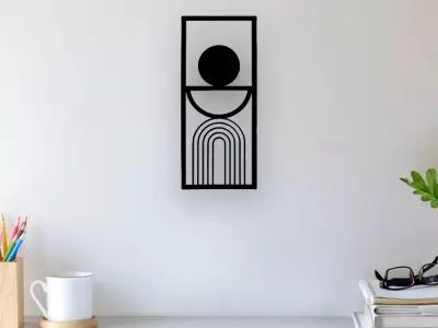 Abstract Wall Art 3D print model 42