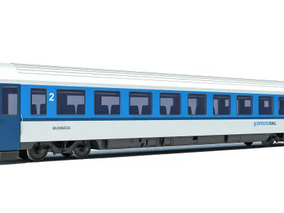 Passenger Car V12 3D model