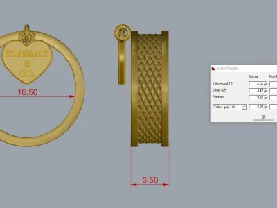 Tiffany  Set 3D print model