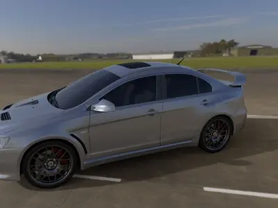 Mitsubishi Evo 3D model