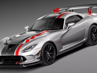 Dodge Viper ACR 2016 3D model