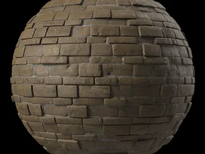 Stone Wall Materials 70- Decorative Stone Sbsar Pbr 4k Seamless Texture