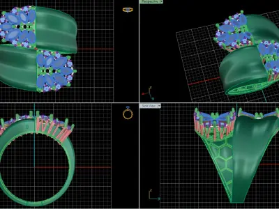 jewelry ring 218 3D print model