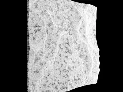 325-RockPanel piece of rock 3D model