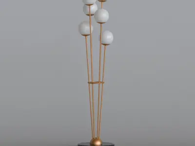 Floor Lamp Tortora 3D model