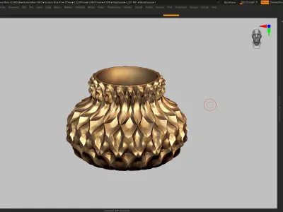 vase 3d print 377 3D print model