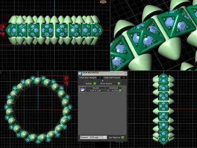 Ring Hard Rock  3D print model