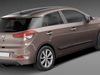 Hyundai i20 2015 3D model