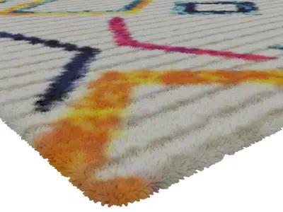 Rug Set 1590 3D model
