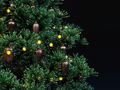 Christmas tree 3D model 42