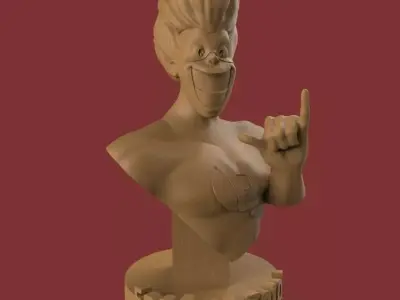 Freakazoid bust 3D print model