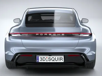 Porsche Taycan 2025 3D model