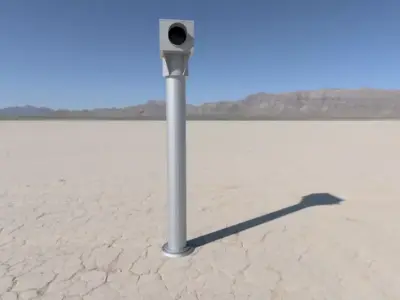 Road traffic camer Free 3D model