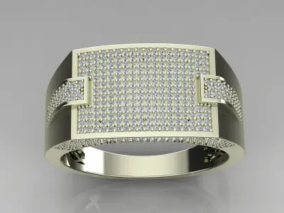 Band Ring 3D print model