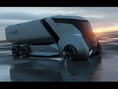 SX Truck Design concept 3D model