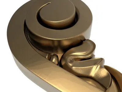  decorative pattern ready for 3D printing 3D model 367