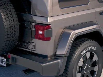 Jeep Wrangler Unlimited Sahara 2018 3D model