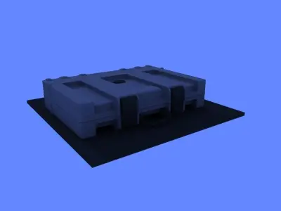 briefcase box 3D model