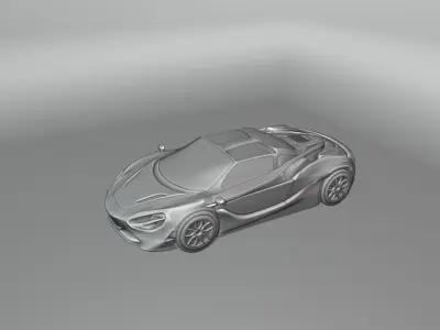 Car 3d model Mc laren Low-poly 3D model