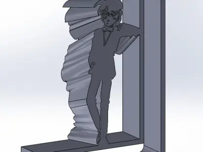 Detective Conan Book Holder 3D model