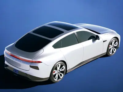 Xpeng P7 2022 3D model