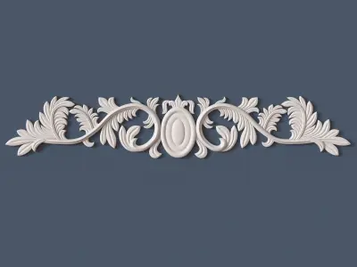 Decorative Onlay 3D model 8