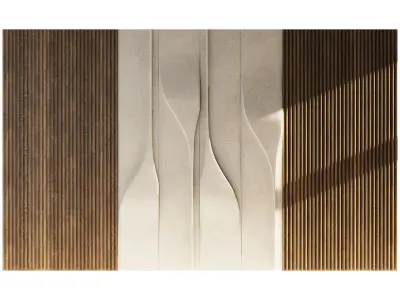 Wall 3D panel 03 3D model