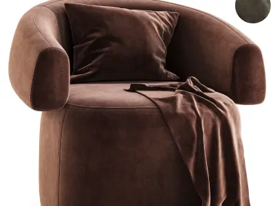 Ruff Armchair By Moroso 3D model