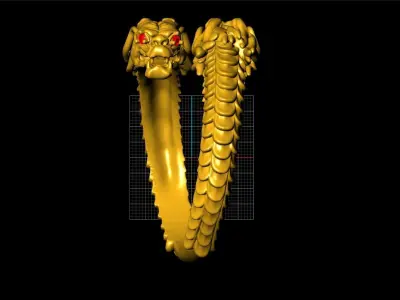 bRACELETE DRAGAO 3D model