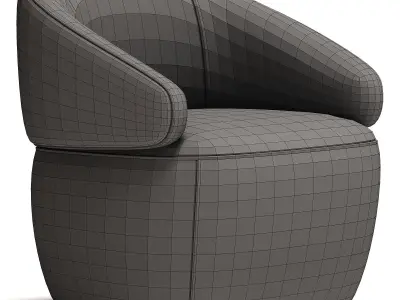 AGORA Armchair By Missana 3D model