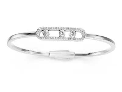 Messika Thin Bracelet 3D print model