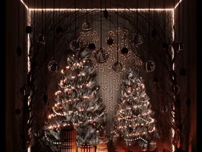 Christmas showcase02 3D model