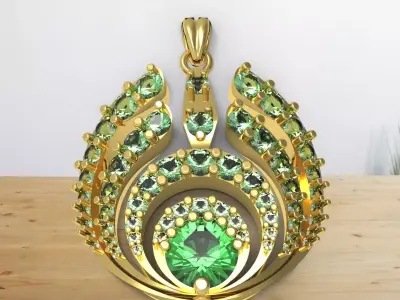 3D Pendant Model 3D print model