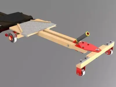 Carrinho de rolamento - cart rolling 3D print model