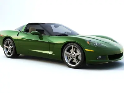 2005 Chevrolet Corvette C6 3D model