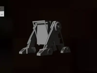 PC computer full tower case robot design 3D print model