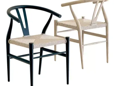 Crate and Barrel - Crescent Dining Chair 3D model