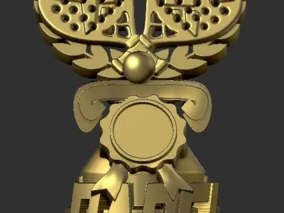 trophy paddle 3D print model