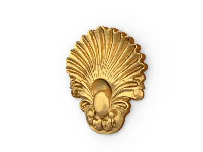Classic carved decor ornament 476 3D print model