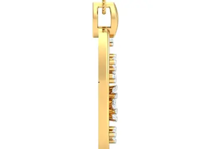 Solitaire Women pendant 3D print model buy