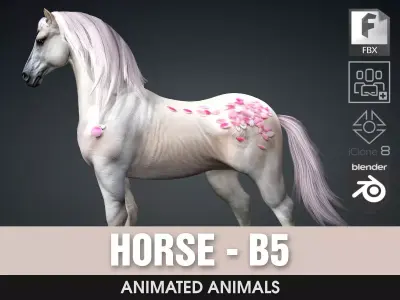 Horse-B5 3D model
