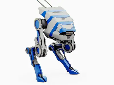 DINO ROBOT Rigged for Unreal Engine - Unity - MIXAMO  3D model