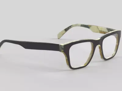 Kvetcher Eyewear Glasses Low-poly 3D model