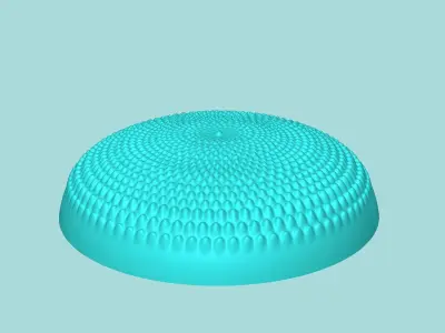 Sunflower Center 05 - Silicone Mold Maker - Template 3D print model