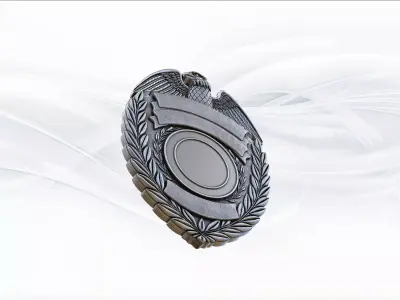 Badge Plaque 3D print model