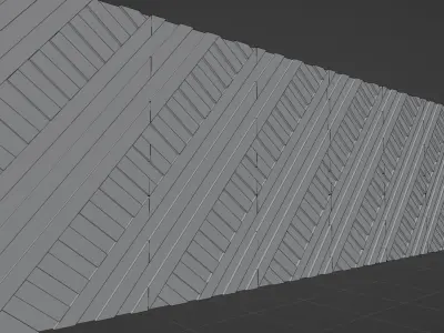 Wall wood seamless set2 V27 3D model