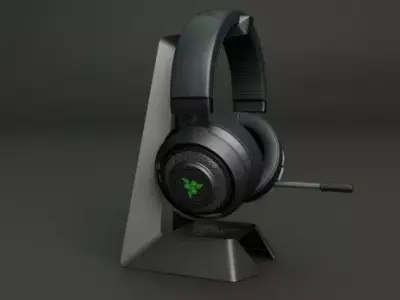 Razer Kraken V2 Headphones 3D model